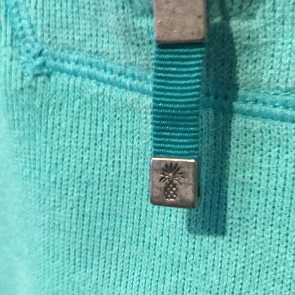 Tommy Bahamas 1/4 sweatshirt. Teal Size L. - Picture 3 of 4